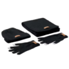 GiftRetail MO6651 - DENALI Set van 3 RPET winterartikelen - Zwart