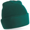 Beechfield B445 - Stijlvolle Heren Patch Beanie voor Alle Seizoenen