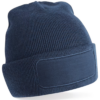 Beechfield B445 - Stijlvolle Heren Patch Beanie voor Alle Seizoenen