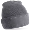 Beechfield B445 - Stijlvolle Heren Patch Beanie voor Alle Seizoenen