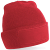 Beechfield B445 - Stijlvolle Heren Patch Beanie voor Alle Seizoenen