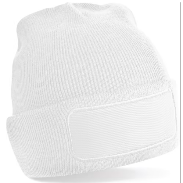 Beechfield B445 - Stijlvolle Heren Patch Beanie voor Alle Seizoenen