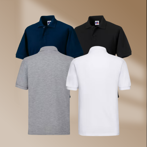 Russell JZ599 - Duurzaam Poly/Cotton Polo-Shirt - Afbeelding 2