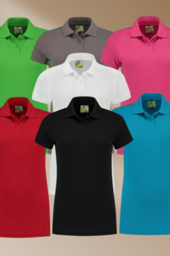 Lemon & Soda Basic Mix Polo Korte Mouw Voor Dames LEM 3502